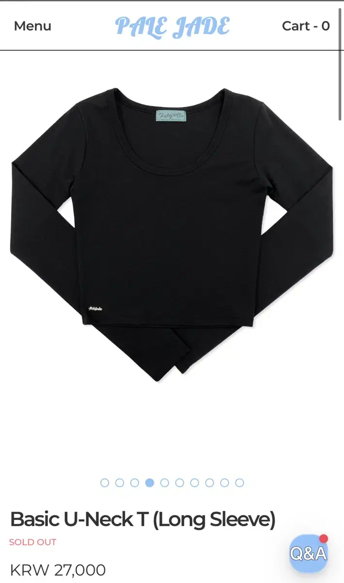 페일제이드 베이직유넥티 Basic U-Neck T (Long Sleeve